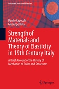 Cover: Strength of Materials and Theory of Elasticity in 19th Century Italy - Springer