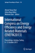 Cover: International Congress on Energy Efficiency and Energy Related Materials (ENEFM2013) - Springer