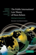 Cover: The Public International Law Theory of Hans Kelsen - Cambridge University Press