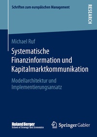 Abbildung von: Systematische Finanzinformation und Kapitalmarktkommunikation - Springer Gabler