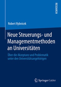 Abbildung von: Neue Steuerungs- und Managementmethoden an Universitäten - Springer Gabler