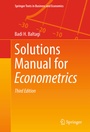 Cover: Solutions Manual for Econometrics - Springer