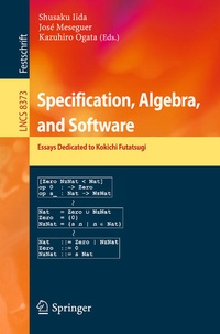 Enlarge image Cover: Specification, Algebra, and Software - Springer