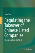 Cover: Regulating the Takeover of Chinese Listed Companies - Springer