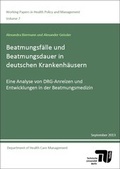 Abbildung von: Beatmungsfälle und Beatmungsdauer in deutschen Krankenhäusern - Universitätsverlag der TU Berlin
