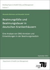 Abbildung von: Beatmungsfälle und Beatmungsdauer in deutschen Krankenhäusern - Universitätsverlag der TU Berlin