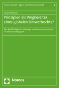 Abbildung von: Prinzipien als Wegbereiter eines globalen Umweltrechts? - Nomos