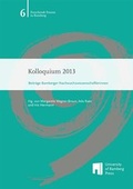 Cover: Kolloquium 2013 - University of Bamberg Press