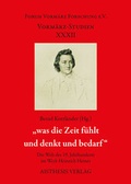 Cover: "was die Zeit f&uuml;hlt und denkt und bedarf" - Aisthesis
