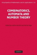 Cover: Combinatorics, Automata and Number Theory - Cambridge University Press