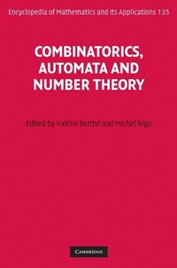 Enlarge image Cover: Combinatorics, Automata and Number Theory - Cambridge University Press