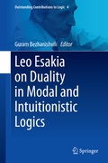 Cover: Leo Esakia on Duality in Modal and Intuitionistic Logics - Springer