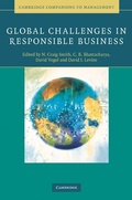 Cover: Global Challenges in Responsible Business - Cambridge University Press