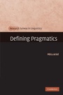 Cover: Defining Pragmatics - Cambridge University Press
