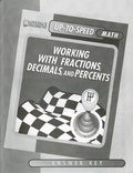 Cover: Working with Fractions, Decimals and Percents Answer Key - Saddleback Educational Publishing, Inc.