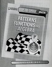Enlarge image Cover: Patterns, Functions, and Algebra Answer Key - Saddleback Educational Publishing, Inc.