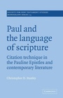 Cover: Paul and the Language of Scripture - Cambridge University Press