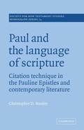 Cover: Paul and the Language of Scripture - Cambridge University Press