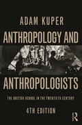 Cover: Anthropology and Anthropologists - Routledge