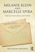 Cover: Melanie Klein and Marcelle Spira: Their Correspondence and Context - Routledge