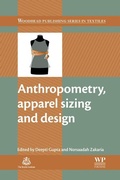 Cover: Anthropometry, Apparel Sizing and Design - Woodhead Publishing