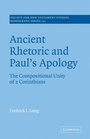 Cover: Ancient Rhetoric and Paul's Apology - Cambridge University Press