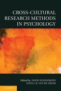 Cover: Cross-Cultural Research Methods in Psychology - Cambridge University Press