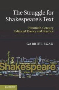 Enlarge image Cover: The Struggle for Shakespeare's Text - Cambridge University Press