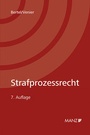 Cover: Strafprozessrecht - Manz