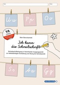 Cover: Ich kann die Schreibschrift - Schreiblehrgang - Vereinfachte Ausgangsschrift - Mit vier weiteren &Uuml;bungsseiten - sternchenverlag