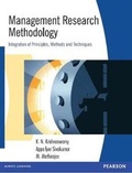 Cover: Management Research Methodology - Pearson Education India