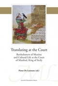 Cover: Translating at the Court - Leuven University Press