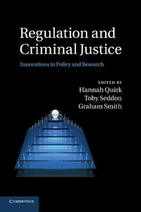 Enlarge image Cover: Regulation and Criminal Justice - Cambridge University Press