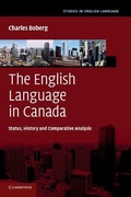 Cover: The English Language in Canada - Cambridge University Press