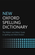 Cover: New Oxford Spelling Dictionary - Oxford University Press