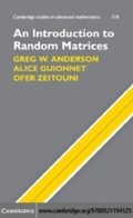 Cover: An Introduction to Random Matrices - Cambridge University Press
