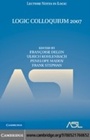 Cover: Logic Colloquium 2007 - Cambridge University Press