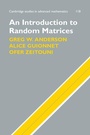 Cover: An Introduction to Random Matrices - Cambridge University Press