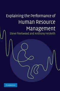 Enlarge image Cover: Explaining the Performance of Human Resource Management - Cambridge University Press