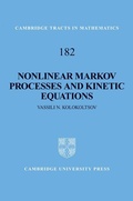 Cover: Nonlinear Markov Processes and Kinetic Equations - Cambridge University Press