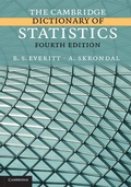 Cover: The Cambridge Dictionary of Statistics - Cambridge University Press