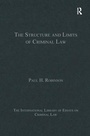 Cover: The Structure and Limits of Criminal Law - Routledge