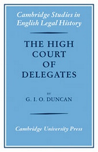 Enlarge image Cover: The High Court of Delegates - Cambridge University Press