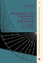 Cover: Mathematics for the General Course in Engineering - Elsevier