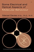 Cover: Some Electrical and Optical Aspects of Molecular Behaviour - Elsevier