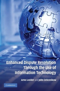 Abbildung von: Enhanced Dispute Resolution Through the Use of Information Technology - Cambridge University Press