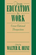 Cover: From Education to Work - Cambridge University Press