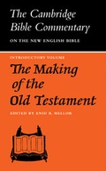 Cover: The Making of the Old Testament - Cambridge University Press