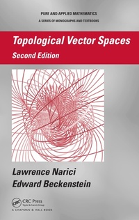 Abbildung von: Topological Vector Spaces - Chapman & Hall/CRC