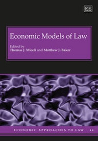 Enlarge image Cover: Economic Models of Law - Edward Elgar Publishing